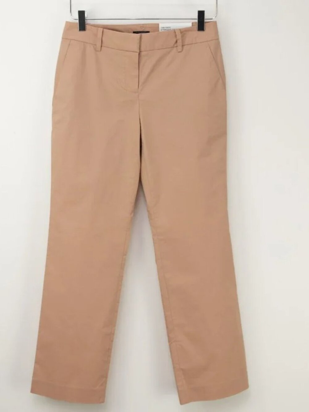 Ann Taylor Easy Straight Ankle Pants 00P Brown High Rise NWT